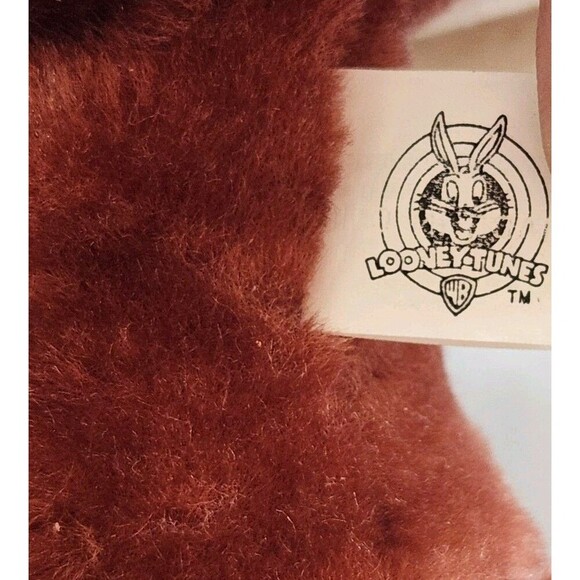 Looney Tunes 1997 NWT Tasmanian Devil Vintage Plush Toy Warner Bros - Picture 13 of 13